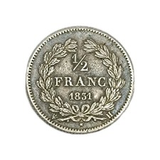 Louis Philippe Demi Franc 1/2