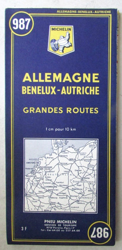 Carte routière 987 allemagne - 987,