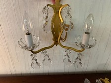 Applique bronze et cristal de