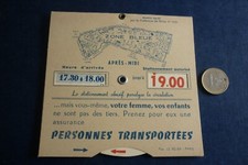 DISQUE DE STATIONNEMENT /