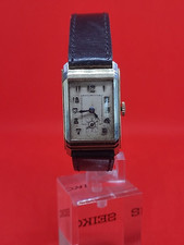 Belle montre Tank type LIP T18 Art deco bi ton or et acier homme fonctionne 