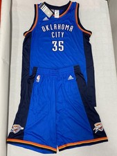Adidas NBA OKC Kevin Durant #35 Maillot + Short Bleu / Taille 176 / Extra Large