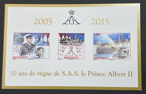 Timbre monaco ans règne - timbre, 10