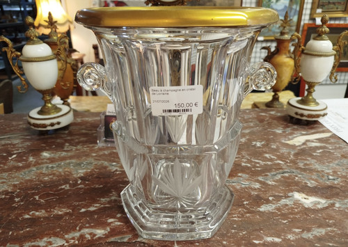 Seau champagne cristal - seau, à