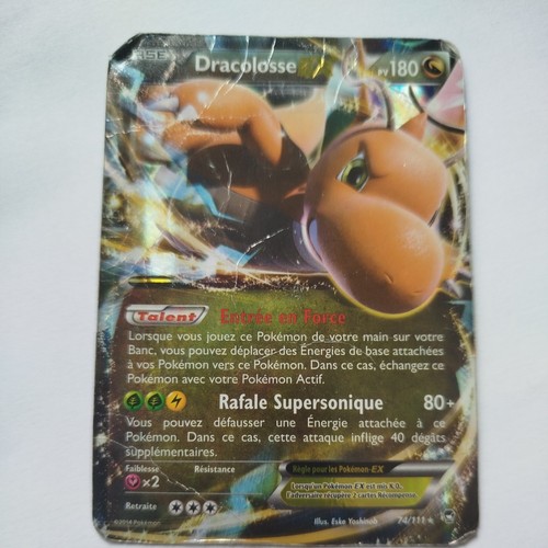 Carte pokémon dracolosse - pokémon, ex