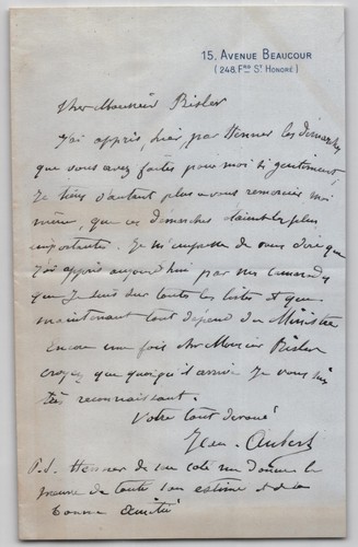 Jean aubert lettre - -,