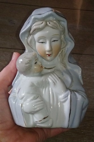 Buste vierge enfant en - buste, l'enfant