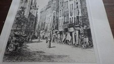 1890.rue de la Tonnellerie (Moliere.Paris. gravure ).Maxime Lalanne