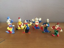 Lot 6 Figurines Clowns Vintage