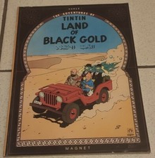 TINTIN LAND OF BLACK GOLD HERGE Ed  MAGNET UK 1987