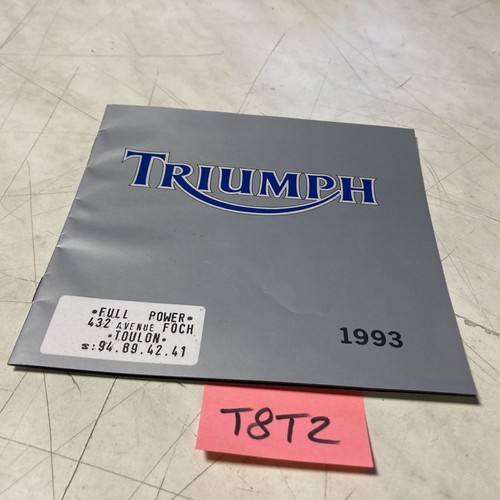 Triumph moto 1993 tiger - triumph,