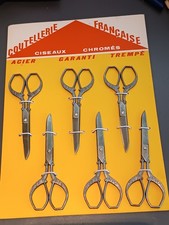 LOT ANCIENS CISEAUX DE COUTURE, THIERS, XXème.