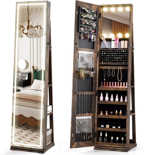 Swivel jewelry armoire - armoire, w/