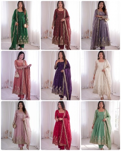 Robe anarkali prête - robe, porter
