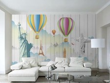 Ballon coloré 3D ZHU1199 papier peint mural papier peint photo amovible Zoé