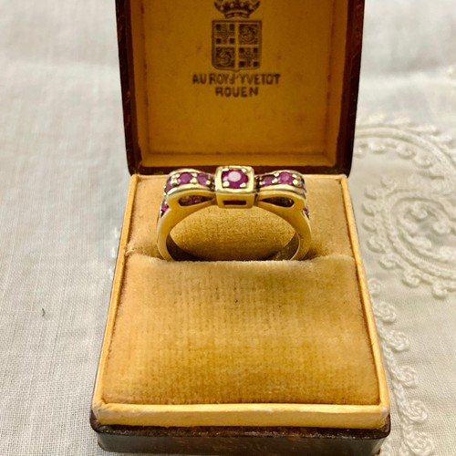 Ancienne bague noeud - ancienne, argent