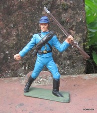 FIGURINE STARLUX GUERRE DE SECESSION / SOLDAT NORDISTE FUSIL  A LA MAIN