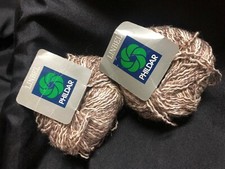 VINTAGE PHILDAR 2 pelotes  LINBEL couleur terre
