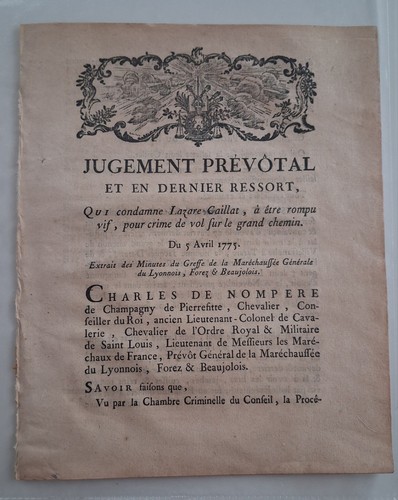 Rare document royal louis - rare,