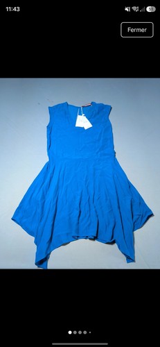 Robe fluide asymétrique - robe,
