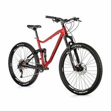 Velo musculaire vtt leader fox 29 trion 2023 tout suspendu homme rouge tigre 10v