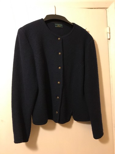 Veste femme laine bleu - veste,