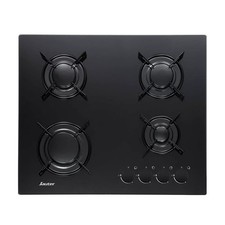 sauter table de cuisson gaz 60cm 4 feux noir SPG3465B 