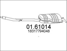 SILENCIEUX ARRIèRE BMW 3