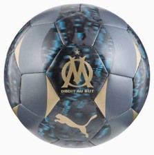 Puma Olympique de Marseille Football Gris Om Prematch Balle Training Loisirs Gr.