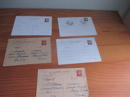France entier postal postaux - france, 5