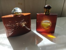 lot de 2 flacons opium Yves saint LAURENT  EDP 50 ML ET EDT 50 ML A MOITIER