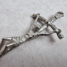 Petit Crucifix Ancien Métal
