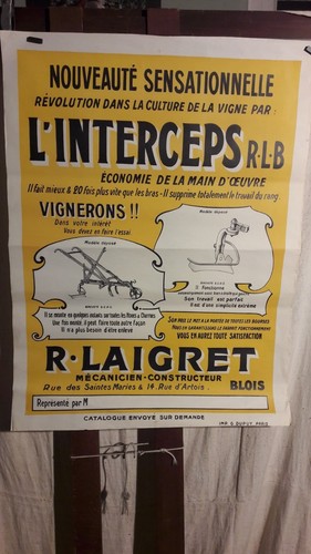 Affiche materiel viticole - ,