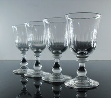 ART DECO 4 VERRES A DIGESTIF