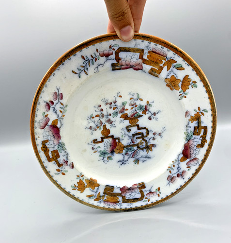 Assiette ancienne faïence - ancienne, en