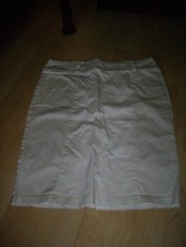 jupe blanche stretch ajustée