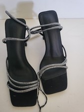 PIMKIE Sandales noires strass à talon 10,5 cm taille 37