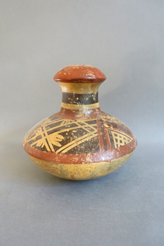 Ancienne gourde ethnique - , en