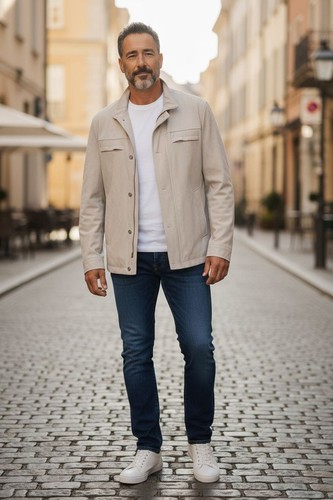 Veste pour hommes daim - hommes,