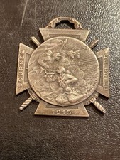 Rare MEDAILLE JOURNEE du poilu  cuivre signee bargas 25 et 26 decembre 1915