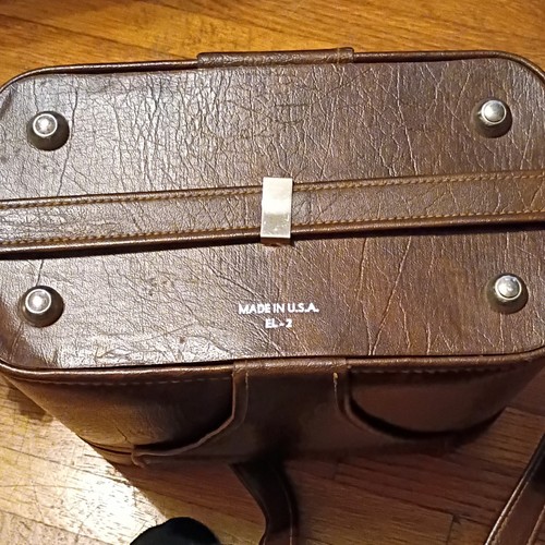 Brown leather hard - leather,