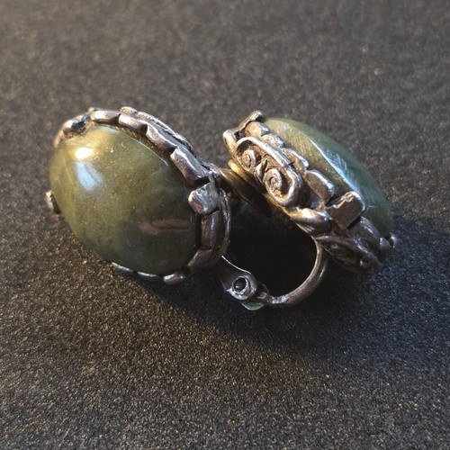 Paire boucles oreilles - , argent