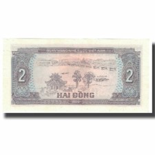 [#576673] Billet, Vietnam, 2 D<ox>ng, KM:85a, UNC(64)