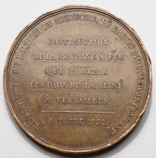 LOUIS XVIII : RARE MEDAILLE DE