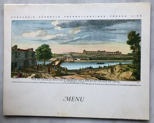 Menus cgt french line - 2,