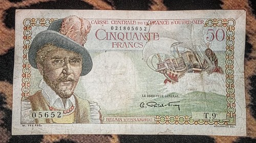 Billet francs belin - 50,