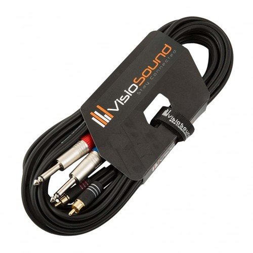 Câble double jack mono - x,