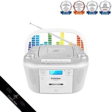 Gelielim Lecteur CD Boombox