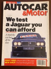 Autocar magazine 1981 - autocar,