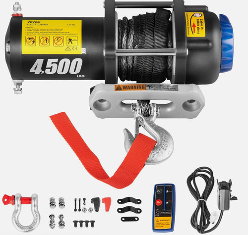 Treuil électrique 12v 2041kg - Électrique,